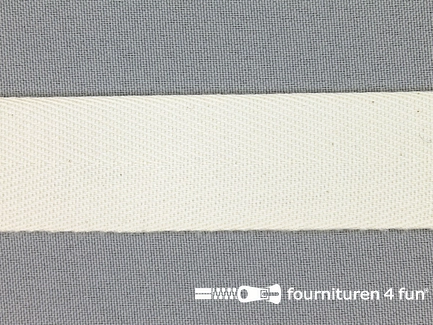 Luxe keperband - 30mm - ecru