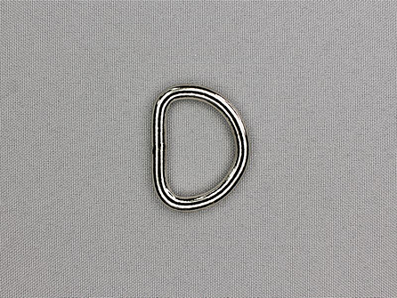 Heavy duty D-ringen 26mm vernikkeld - 5mm dik