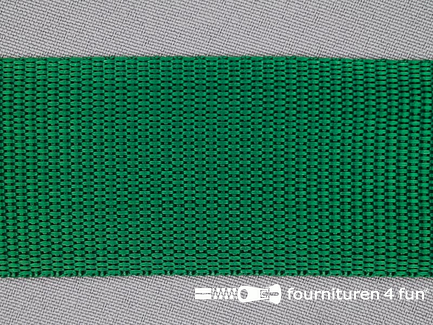 Rol 25 meter parachute band - 40mm - smaragd groen