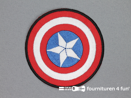 Avengers applicatie 75x75mm Captain America