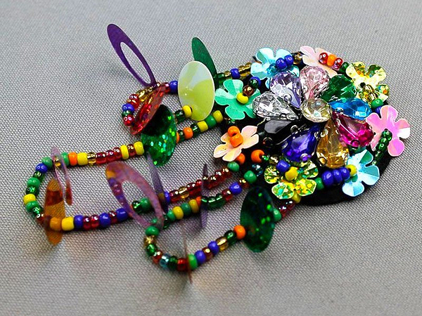 Nieuwe applicatie met strass steentjes