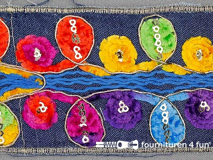 Jacquard band 60mm multicolor