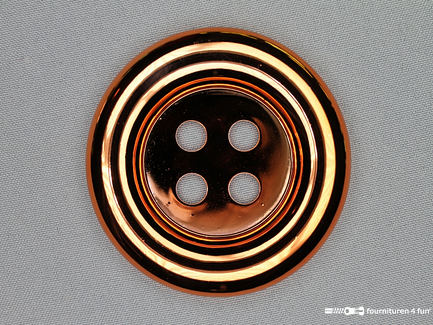 Clownsknoop - metallic - 72mm - - koper oranje goud