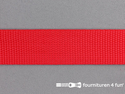 Rol 48 meter PP band - polypropyleen band - 30mm - rood