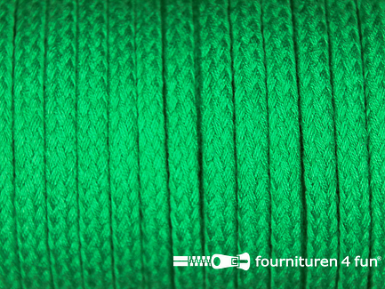 Rol 100 meter jassen koord - 6 tot 8mm - gras groen