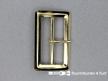 Metalen gesp 40mm goud