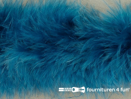 10 Meter maraboe petrol blauw