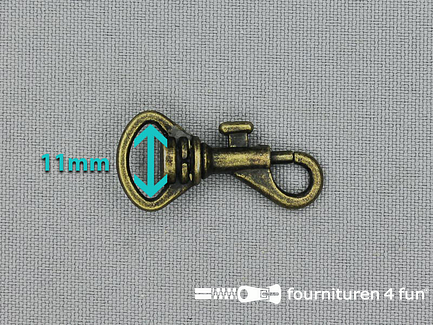 Musketon 11mm brons