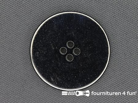 Chroom knoop 28mm cirkel