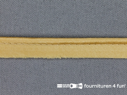 Satijnen paspelband 10mm zalm-beige