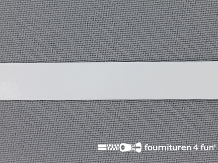 Baleinenband 11mm metaal wit