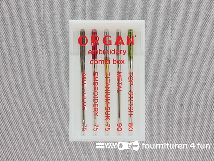 Organ Needles naaimachine naalden - Borduren Combi Box
