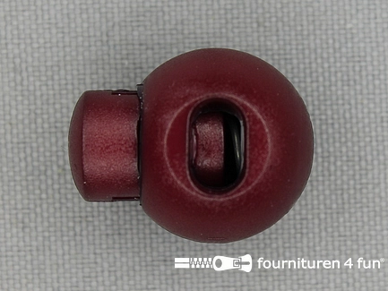 Koordstopper - 22mm - bal - wijn rood