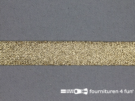 Goud band - lurex - 14mm