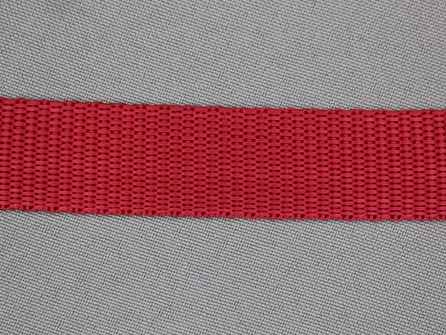 Rol 30 meter parachute band 20mm rood