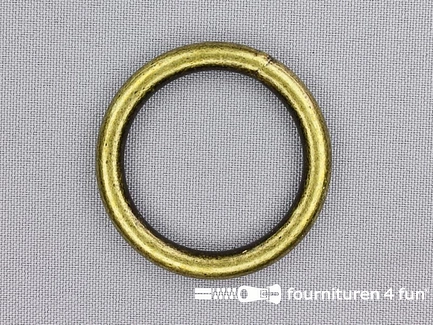 Stalen ring - 35mm - brons