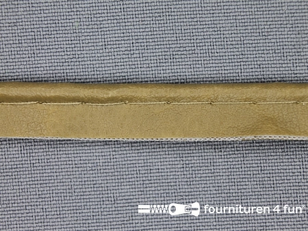 Skai paspelband - 10mm - beige