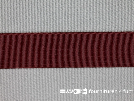 Gekleurd soepel elastiek - 20mm - bordeaux