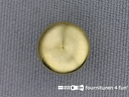 Studs 10mm bol rond goud - 50 stuks