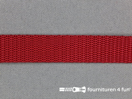 Rol 30 meter parachute band - 15mm - rood