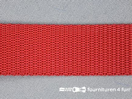 Rol 25 meter parachute band - 30mm - briljant rood