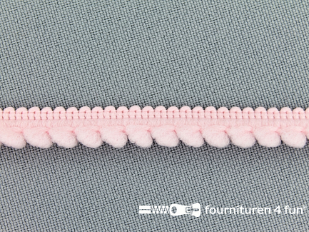 Bolletjesband 10mm licht roze