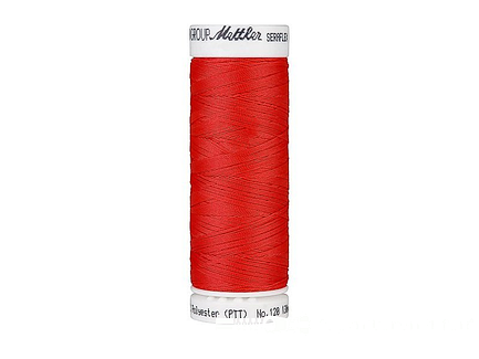 Mettler Seraflex - elastisch machinegaren - rood (0104)