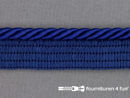Rol 20 meter gedraaid paspelband 18mm kobalt blauw