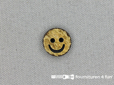 Kokos knoop 12mm smiley