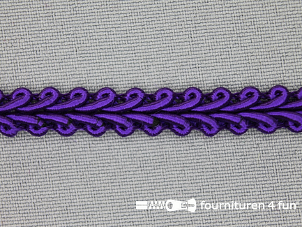 COUPON 5 meter Viscose galon 8mm paars