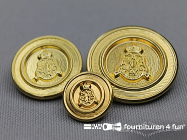 Metalen gouden knopen