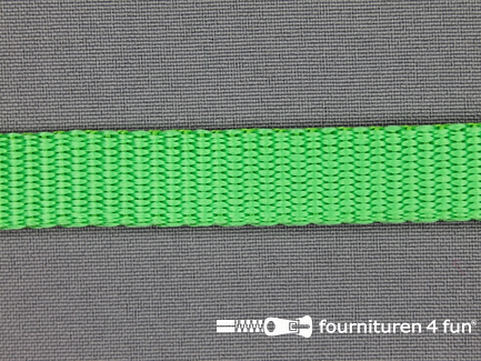 Halsband uni colour 15mm groen