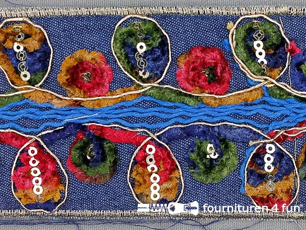 Jacquard band 60mm multicolor