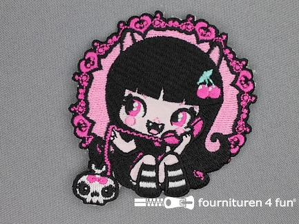 Charuca Cute Gothic - het schattige vampier meisje - applicatie 67x75mm