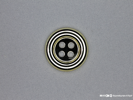 Clownsknoop - metallic - 38mm - licht goud