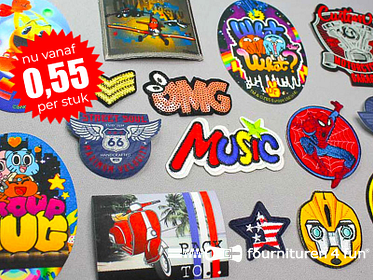 Opstrijkbare applicaties