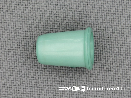 Koorduiteinde - kunststof - 10x14mm - mint groen