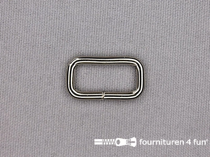 Schuifpassant - 20mm - zilver - heavy duty