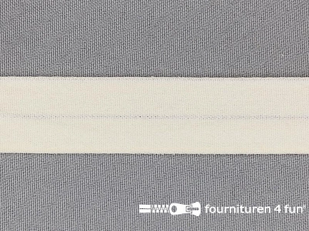 Rekbare vouwtres 20mm ecru