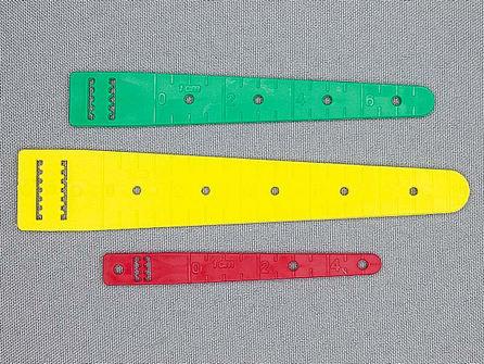 Elastiek trekkers - set 3 stuks - 8mm, 12mm en 16mm