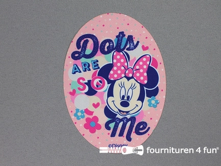 Mickey Mouse applicatie 80x110mm Minnie Mouse