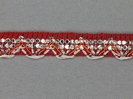 Party band 17mm rood