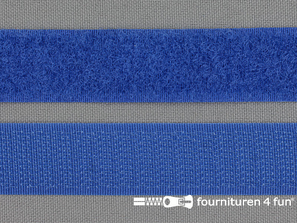 Klittenband - 20mm - koren blauw