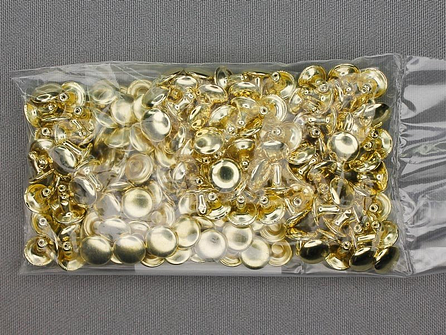 Siernieten 9mm goud navulling 100 stuks