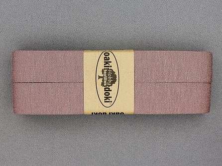 Oaki Doki Tricot biaisband - 20mm x 3 meter - lila bruin (113)