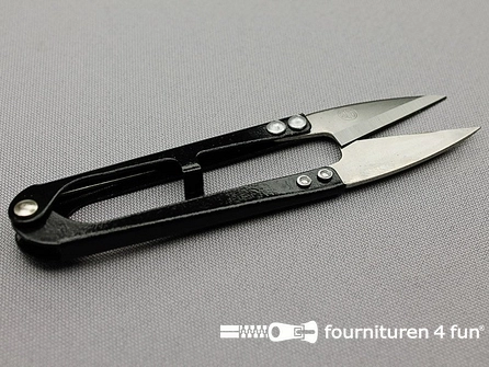 Draadschaartje - naaischaartje - 10,5cm - zwart