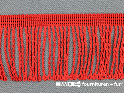 Nylon franje 60mm rood
