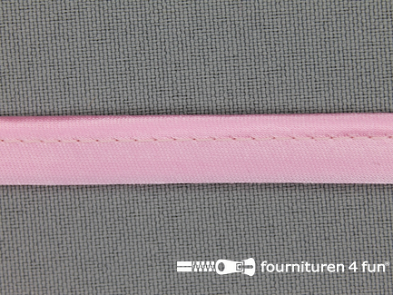 Satijnen paspelband 10mm licht roze
