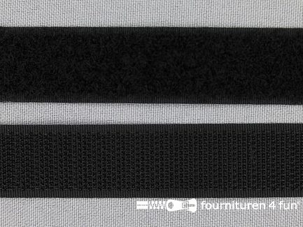 Klittenband 30mm zwart