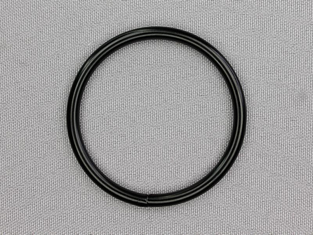 Stalen ring 45mm zwart